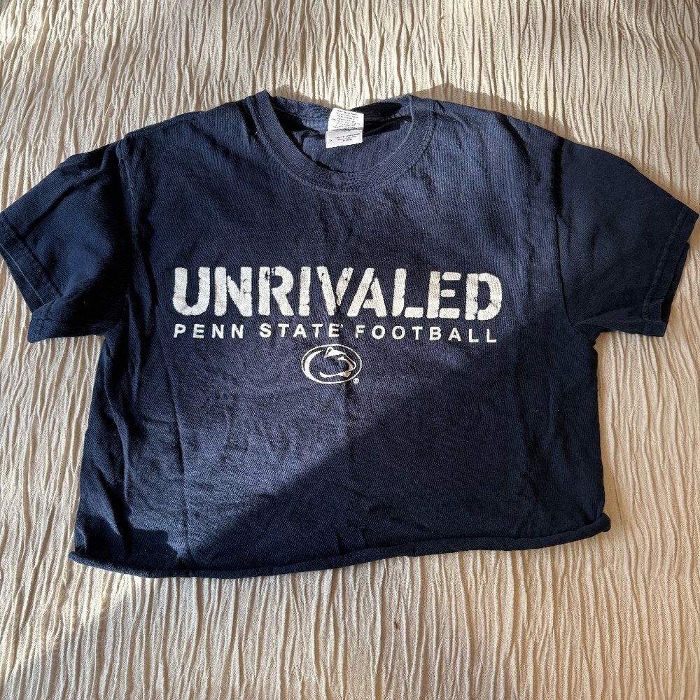 penn state unrivaled cropped tee